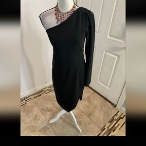Bcbgeneration black one shoulder dress size medium